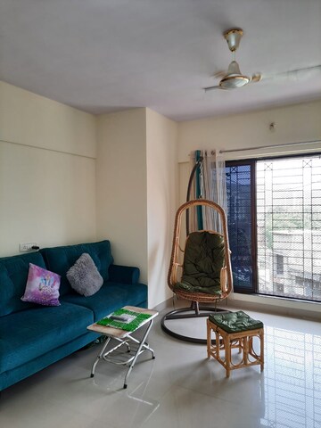 Living Room in 2 BHK Apartment at Harmony Horizons, Ghodbunder Road – for Rent