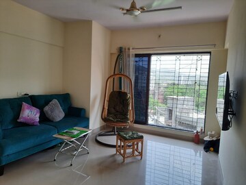Living Room in 2 BHK Apartment at Harmony Horizons, Ghodbunder Road – for Rent