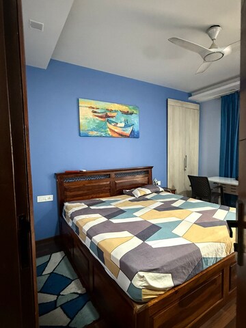 Bedroom in 3.5 BHK Apartment at Ganpati Apartments Gurgaon, Sector 56 – for Rent