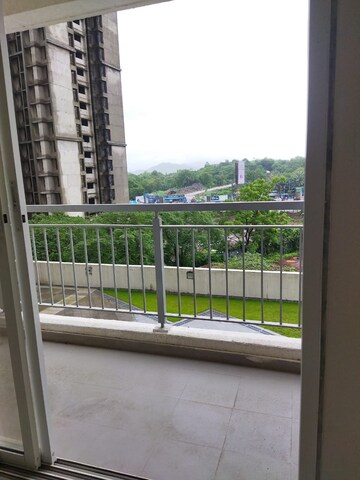 Balcony in 2 BHK Apartment at Godrej Emerald, Ghodbunder Road – for Rent