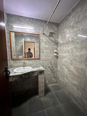 Bathroom in 3 BHK Apartment at Shri Banke Vihari, Sector 56 – for Rent