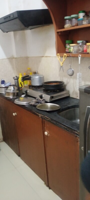 Kitchen in 1 RK Apartment at Mahakali Model Town, Jogeshwari East – for Rent