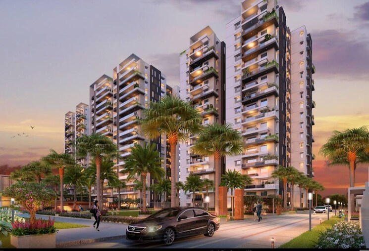 Exterior View, trendset-jayabheri-elevate 3 Bedroom 2845 Sq.Ft. Apartment In Madhapur Hyderabad 9092882