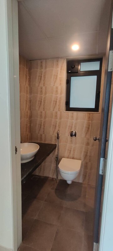Bathroom in 2 BHK Apartment at Lodha Crown Quality Homes, Majiwada – for Rent