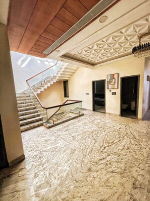 Staircase in 6+ BHK Independent House at Mansarovar Extension – for Sale