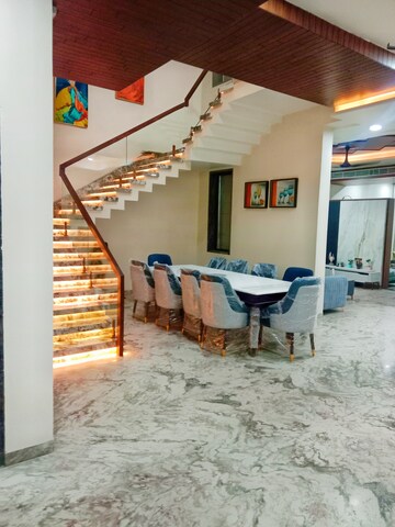 Dining area in 6+ BHK Independent House at Mansarovar Extension – for Sale