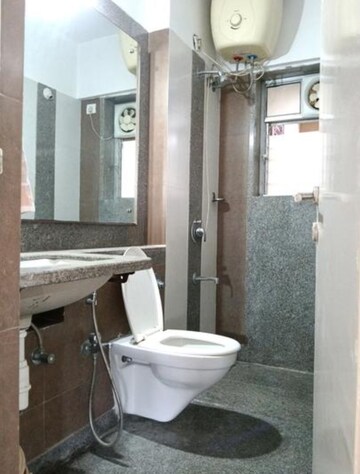 Bathroom in 2 BHK Apartment at Kalpataru Hills, Manpada – for Rent