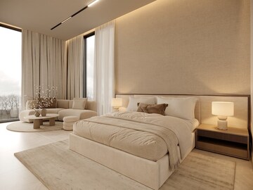 Bedroom in 4 BHK Apartment at Lodha Acenza, Andheri East – for Sale