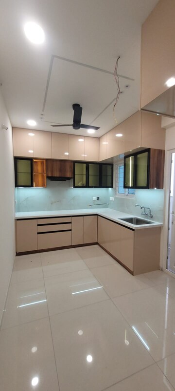 Kitchen in 3 BHK Apartment at Rajapushpa Provincia, Narsingi – for Rent