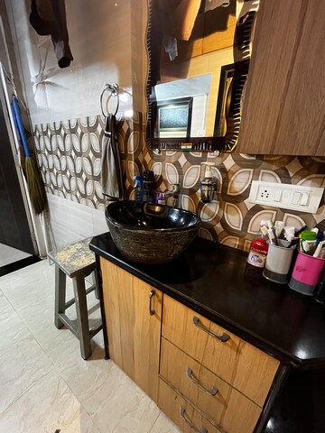 Kitchen in 1 BHK Apartment at Shruti Park, Dhokali – for Rent