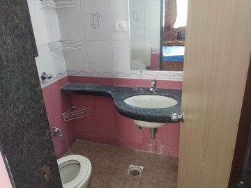 Bathroom in 3 BHK Apartment at Mont Vert Tropez, Wakad – for Rent