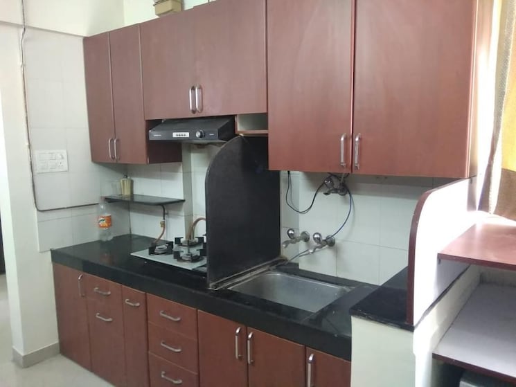 Kitchen, mont-vert-tropez 3 Bedroom 1600 Sq.Ft. Apartment In Wakad Pune 9093223