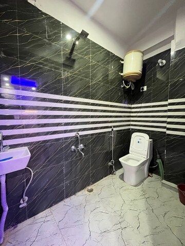 Bathroom in 1 BHK Builder Floor at Freedom Fighters Enclave – for Rent