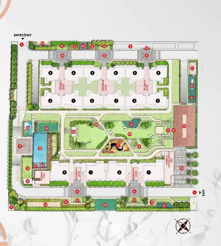 Master Plan, eldeco-la-vida-bella 4 Bedroom 2755 Sq.Ft. Apartment In Sector 12 Greater Noida Greater Noida 9093251