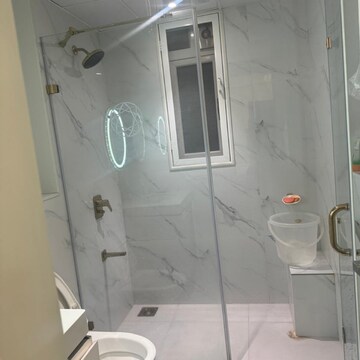 Bathroom in 3 BHK Apartment at Amanora Gateway Towers, Amanora Park Town – for Rent