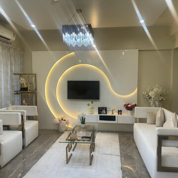 Living Room in 3 BHK Apartment at Amanora Gateway Towers, Amanora Park Town – for Rent