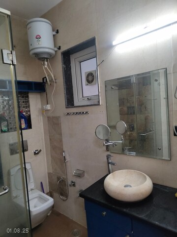 Bathroom in 3 BHK Apartment at Saket – for Rent