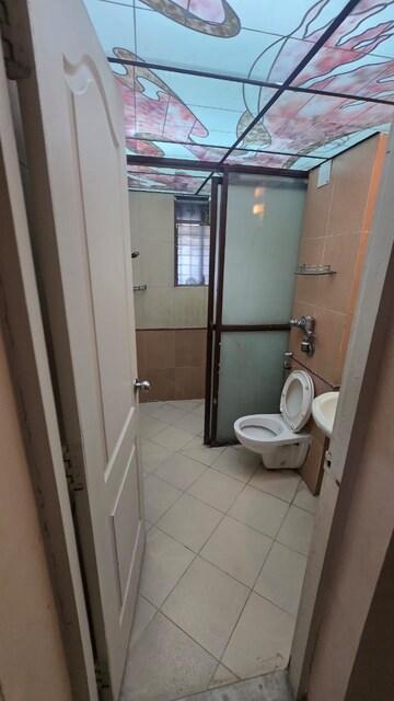 Bathroom in 3.5 BHK Apartment at Fortaleza CHSL, Kalyani Nagar – for Rent