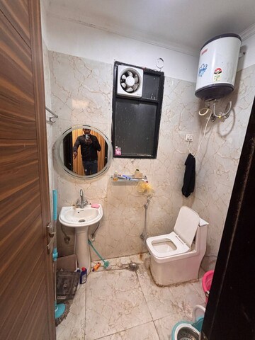 Bathroom in 2 BHK Builder Floor at Saket – for Rent