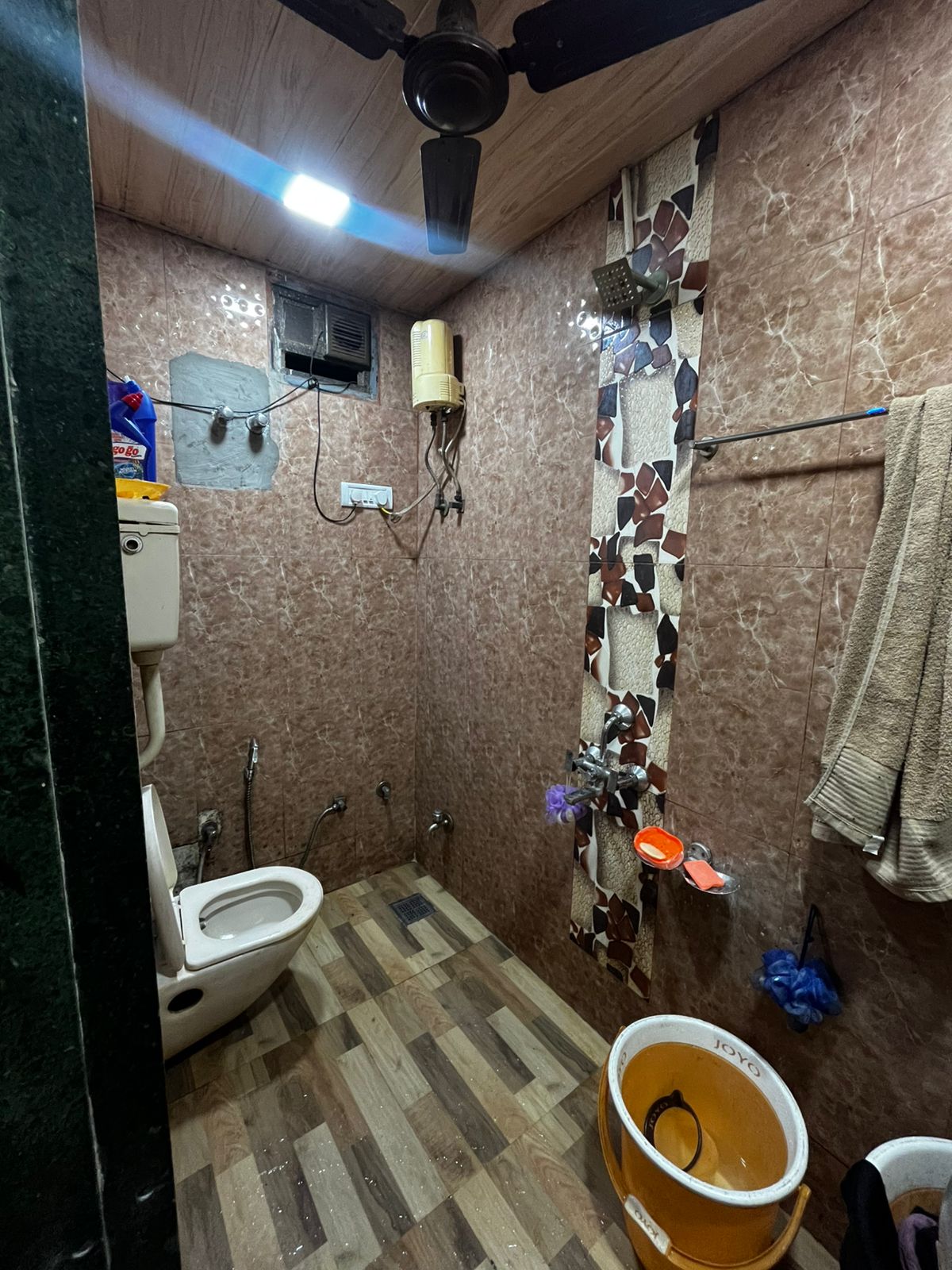 Bathroom in 3 BHK Apartment at Om Shiv Shakti CHS, Gtb Nagar – for Sale