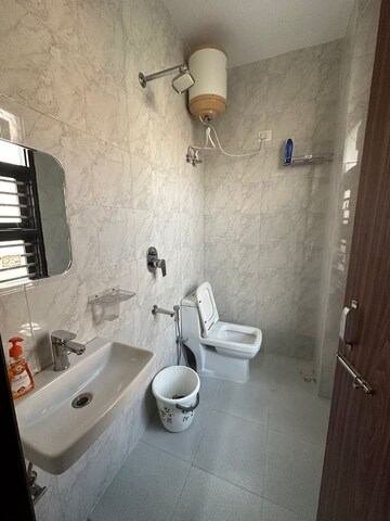 Bathroom in 2 BHK Builder Floor at Freedom Fighters Enclave – for Rent