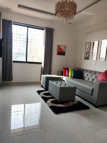Living Room in 1 BHK Apartment at E Park, Kharadi – for Rent