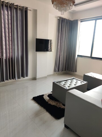Living Room in 1 BHK Apartment at E Park, Kharadi – for Rent