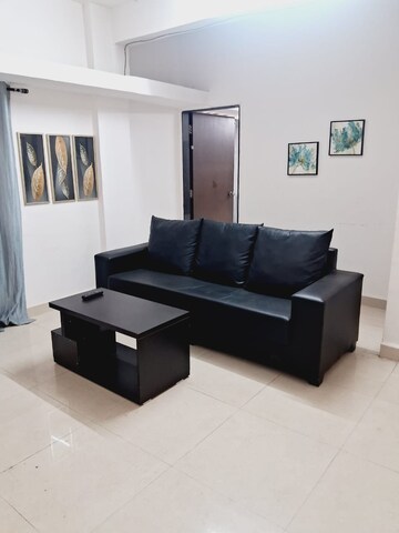 Living Room in 1 BHK Apartment at Vastushilp Vastu Viram, Kharadi – for Rent