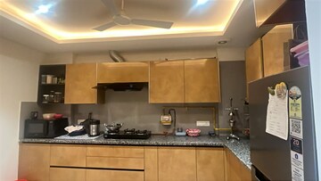 Kitchen in 3 BHK Apartment at Boutique Residential Apartments C-220, Malviya Nagar – for Rent