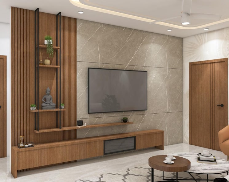 Living Room, prestige-beverly-hills 3 Bedroom 1796 Sq.Ft. Apartment In Kokapet Hyderabad 9093463
