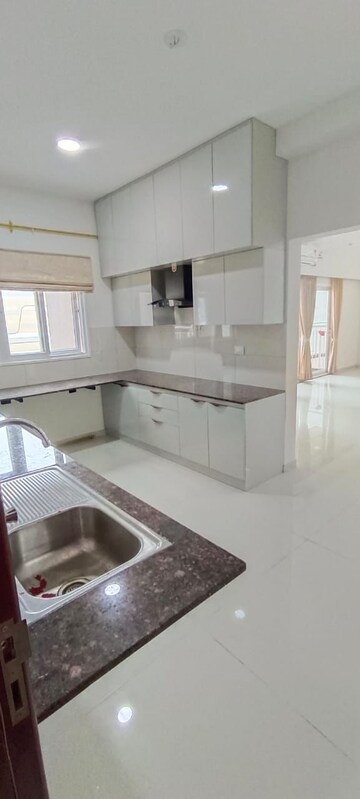 Kitchen in 4 BHK Apartment at L&T Raintree Boulevard, Hebbal – for Rent