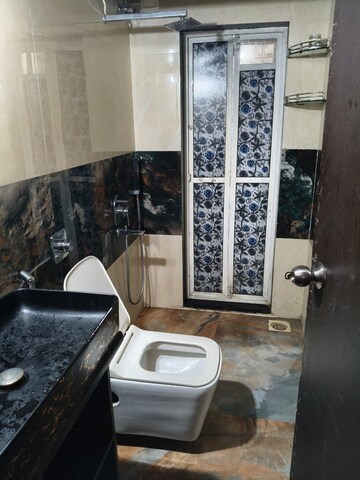 Attached Bathroom in 2 BHK Apartment at Harbour Court, Nerul Sector 19a – for Rent