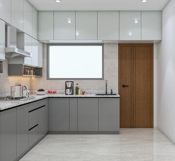 Kitchen in 3 BHK Apartment at Prestige Beverly Hills, Kokapet – for Rent