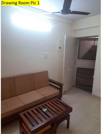 Living Room in 1 BHK Apartment at Sector 23 Dwarka – for Rent