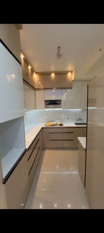 Kitchen in 3 BHK Apartment at Fusion Homes, Tech Zone 4 Greater Noida – for Rent