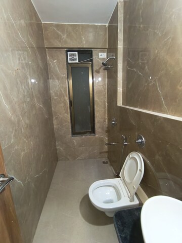 Bathroom in 3 BHK Apartment at Sabari Palm View, Chembur – for Rent
