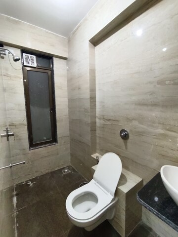 Bathroom in 3 BHK Apartment at Sabari Palm View, Chembur – for Rent