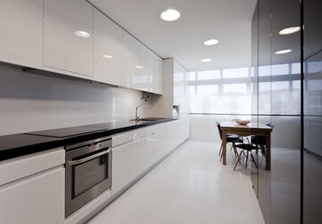 Kitchen in 3 BHK Apartment at Indiabulls Blu, Worli – for Sale