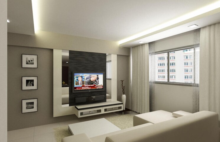 Living Room, indiabulls-blu 3 Bedroom 1467 Sq.Ft. Apartment In Worli Mumbai 9093537