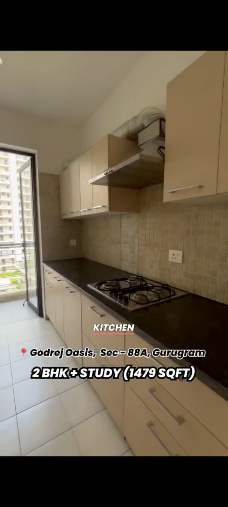 Kitchen, godrej-oasis 2.5 Bedroom 1479 Sq.Ft. Apartment In Sector 88a Gurgaon 9093614