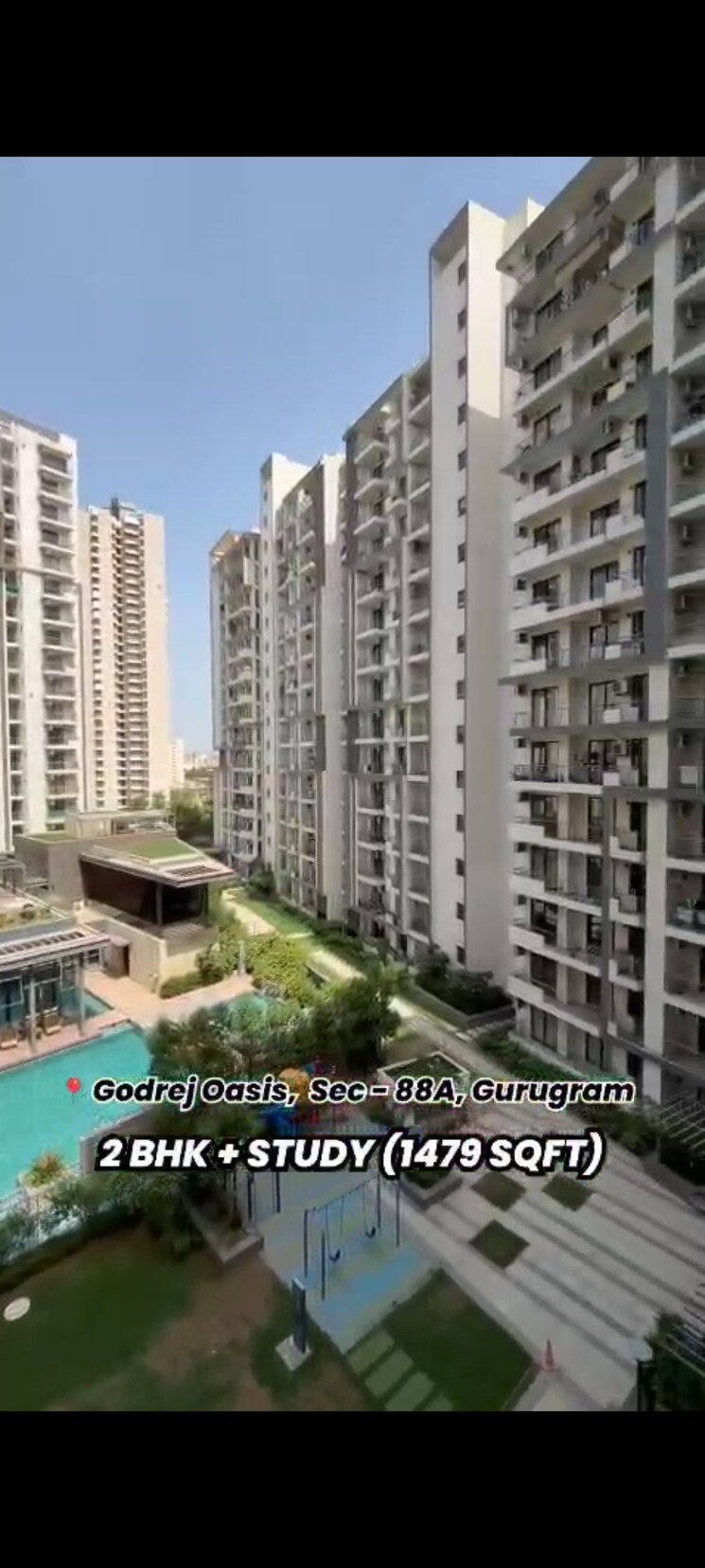 Exterior View, godrej-oasis 2.5 Bedroom 1479 Sq.Ft. Apartment In Sector 88a Gurgaon 9093614