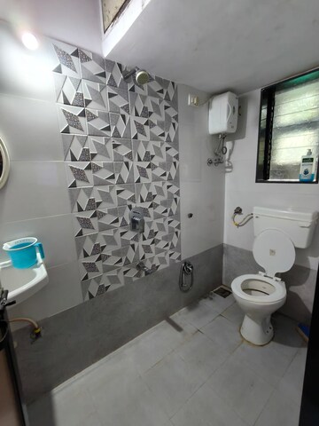 Bathroom in 2 BHK Apartment at Neelam Apartment Sector 21, Nerul – for Rent