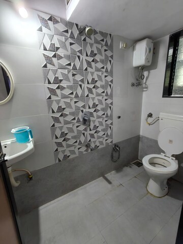 Bathroom in 2 BHK Apartment at Neelam Apartment Sector 21, Nerul – for Rent