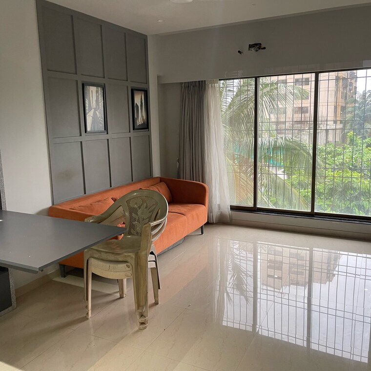 Living Room, shree-sai-d-n-nagar-shivneri-chs-ltd 1 Bedroom 460 Sq.Ft. Apartment In Sv Patel Nagar Mumbai 9093643