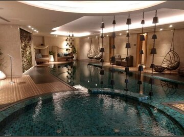 Living Room in 3 BHK Apartment at Lodha The World Towers World One Tier 2, Worli – for Sale