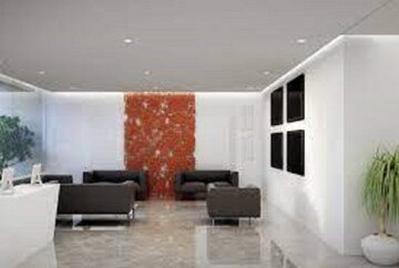 Living Room in  Office Space at Krish One World Capital, Bodakdev – for Rent