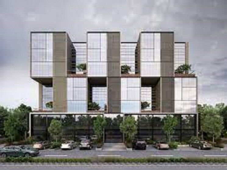 Exterior View, krish-one-world-capital Commercial Office Space 2400 Sq.Ft. In Bodakdev Ahmedabad 9093665