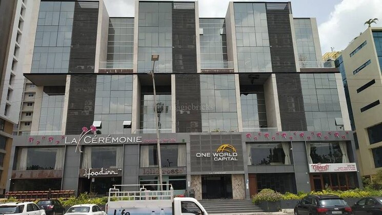 Exterior View, krish-one-world-capital Commercial Office Space 2400 Sq.Ft. In Bodakdev Ahmedabad 9093665