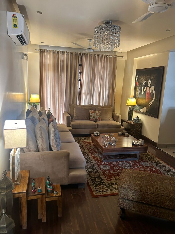 Living Room, the-grand 4 Bedroom 2400 Sq.Ft. Apartment In Sector 52 Gurgaon 9093769