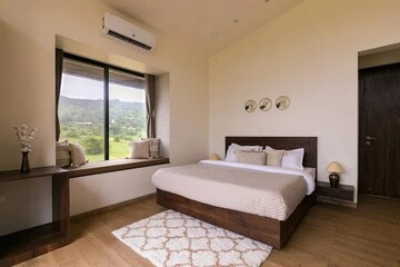 Bedroom in 4 BHK Apartment at Panchshil Eon Waterfront I, Kharadi – for Rent